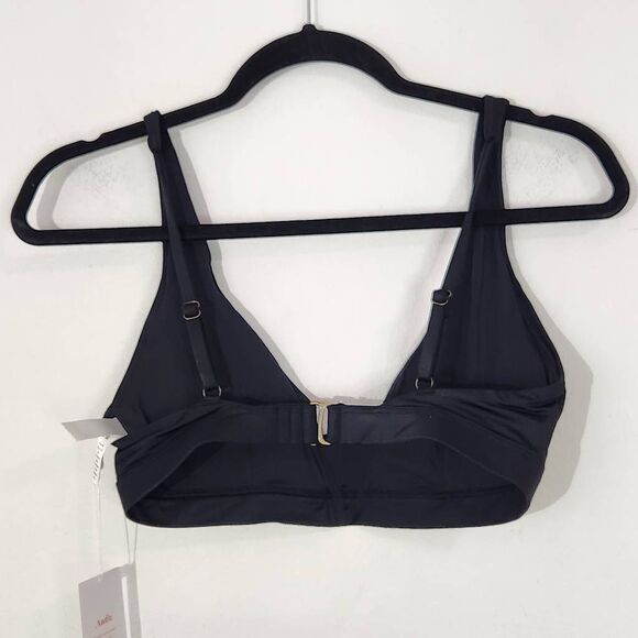 Andie Black Bikini Top Black Swim Top NWT Small Black Swimwear Andie Swim Top - Picture 4 of 11